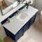 James Martin Vanities Brittany 60in Single Vanity, Victory Blue w/ 3 CM White Zeus Quartz Top 650-V60S-VBL-3WZ - alternate 3
